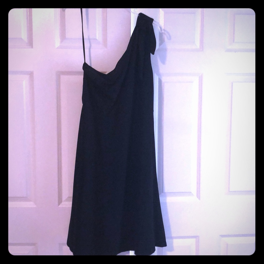 Black one shoulder comfortable and sexy dress